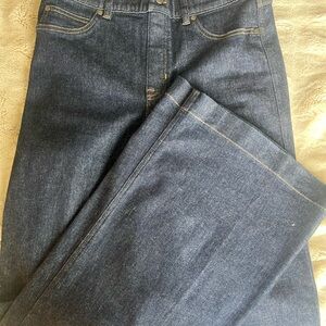 SPANX Dark Blue Wide Leg Jeans for Women